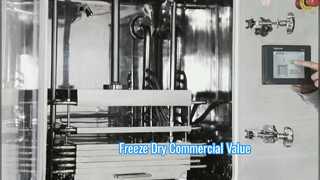 Industriële vriesdroger, maximale plank van 100 kg