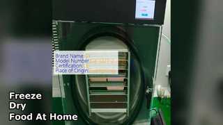 Thuisvriesdroger bewaart voedsel langdurig