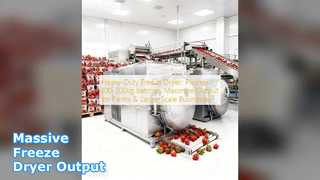 Industriële vriesdroger 100 kg batch