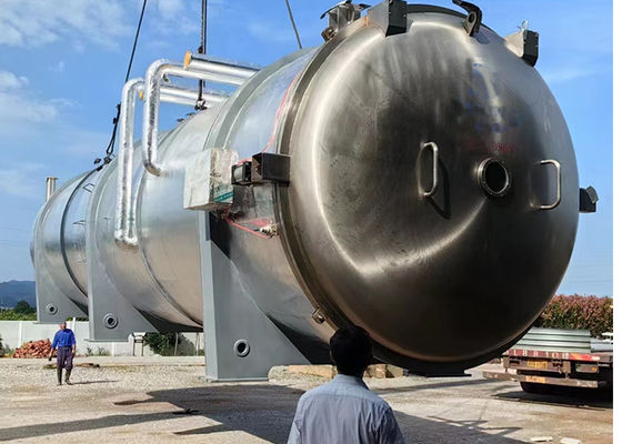 1000 kg grote vacuüm vriesdrogemachine voor lyophilization