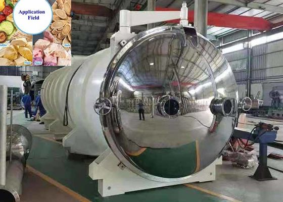 1000 kg Voedsel Fruit Vacuüm Vriesdroger Binnen 133pa