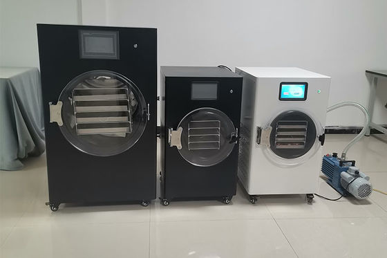 LCD touchscreen vacuüm vriesdroger met een capaciteit van 8-10 kg per partij