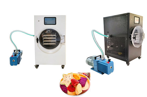 PLC-besturing 10 kg Vriesdroger voor thuis gebruik Middelemeteratuurbereik van -50C tot 50C