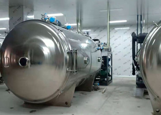 200 kg/partij Industriële vriesmachine voor gedroogd fruit Elektrische verwarming