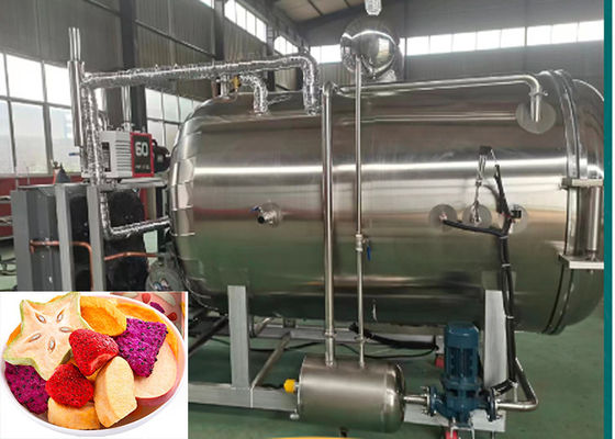 Voedsel Fruit Freeze Dryer Machine Met Bitzer koelsysteem