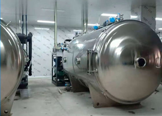 Elektrische verwarmingsvacuüm vriesdrogemachine 100 kg/partij