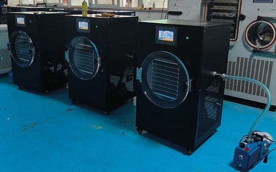 PLC-besturing van roestvrij staal Vriesdroger voor thuisgebruik met een capaciteit van 6 tot 8 kg