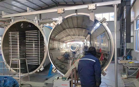 Voedingsmiddelen op maat Vacuum Freeze Dryer Grote Commerciële Lyophilizer