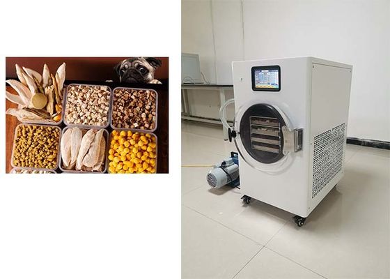 Compacte vriesdroger van roestvrij staal 1600W 90kg Gewicht 19~23 uur Vriesdroge cyclus