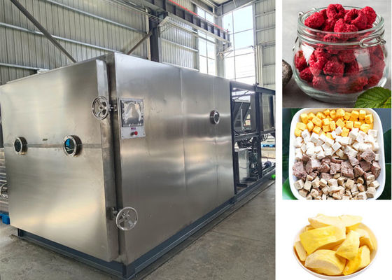 Grote voedingsmelk vacuümvriezen droge fruitmachine met 100 kg / partij