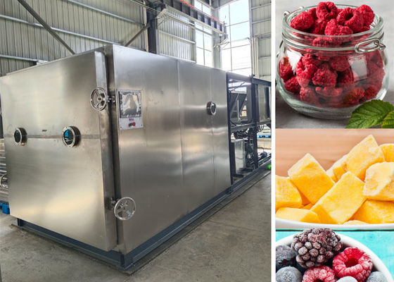 Afstandsbediende voedingsmiddelen, melk, fruit, vacuümvriesdroger