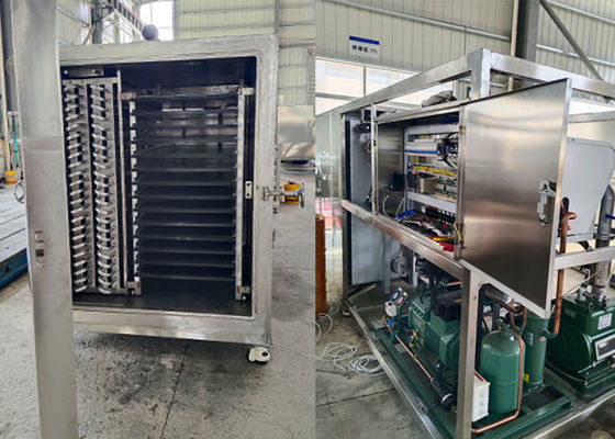 Industriële vacuümvriezoogmachine met luchtgekoelde koeling