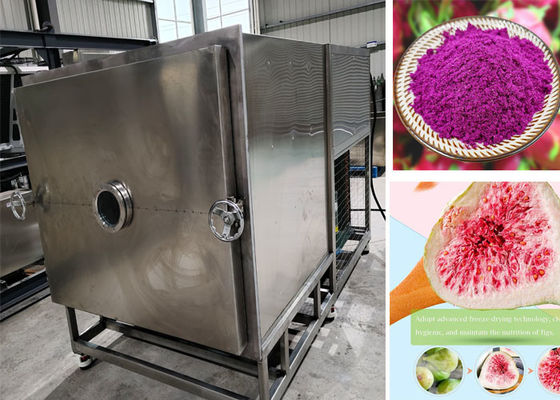 Compacte luchtgekoelde voedingswaren Candy Vacuum Freeze Dryer Machine