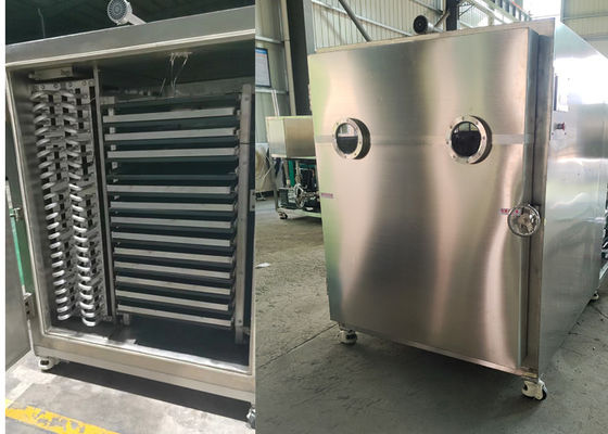 Elektrische verwarmingsmethode Voedsel vacuüm vriesdroger met 65 kW installatie vermogen en PLC besturingssysteem