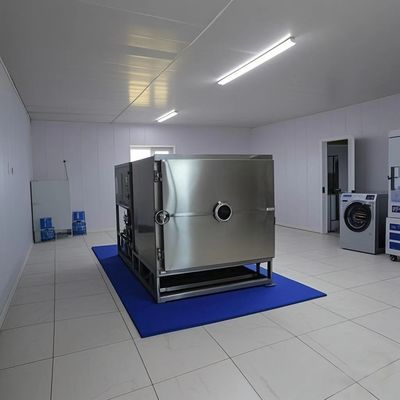 200 kg/partij Voedsel vacuüm vriesdroger met Bitzer koelinstallatie