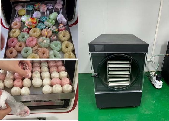 Bevriezen droog snoepmachine Dubbel koelsysteem 110V / 220V Spanning