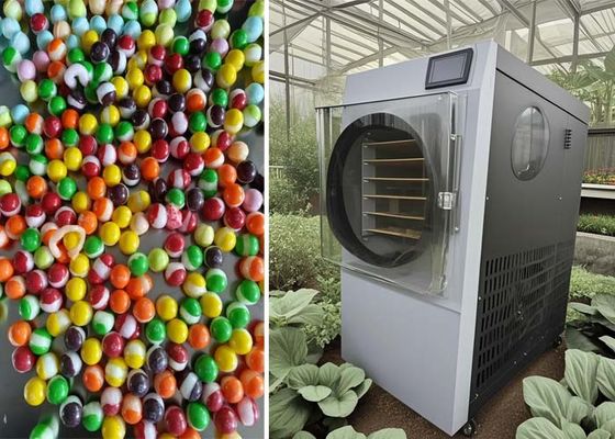 Commerciële professionele lyophiliseringsmachine voor het bevriezen van groenten en fruit