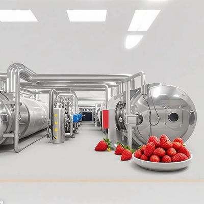 Industriële lyophiliser 500 kg Continuous Freeze Drying System voor kruiden