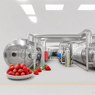 Commerciële vriesdroger 1000 kg Geautomatiseerde besturing voor groot volume