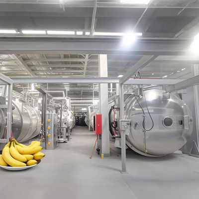 500 kg vriesdroger van roestvrij staal industriële lyophilizatie-eenheid CE-gecertificeerd