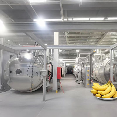 Industriële vriesdroger op batcheschaal van 1 ton, energiezuinig commercieel droogsysteem