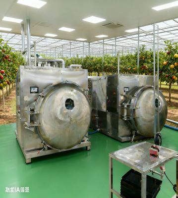 Precision Lyophilization: 100KG Unit with Controllable Ramp & SIP/CIP Options