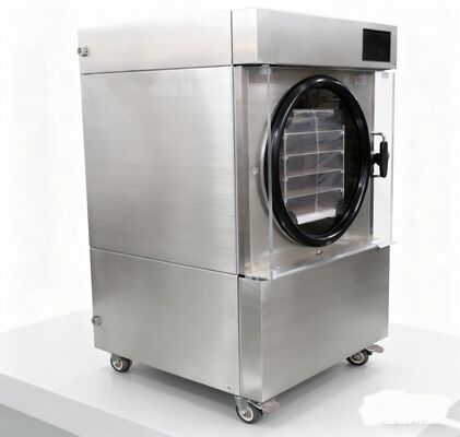 Compacte vriesdroger voor thuis, gemakkelijk te gebruiken. Perfect voor gezinnen. Richt zich op specifieke doelgroepen en benadrukt gebruiksgemak.