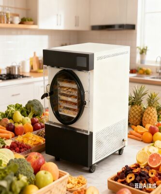 Premium huisvriezer. roestvrij staal kamer, olievrije pomp. efficiënt, stil en gebouwd om te duren