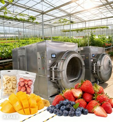 Harvest Right Groot Model: Industrieel-Kwaliteit Vriesdroger. Bewaar Grote Hoeveelheden Producten & Vlees Efficiënt. Bouw een Bloeiend Bedrijf