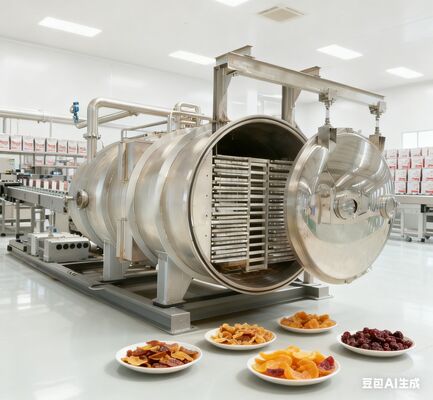 Heavy-Duty 180KG Lyophilizer voor industrieel gebruik met constructie uit roestvrij staal en precieze temperatuurcontrole voor consistente kwaliteit