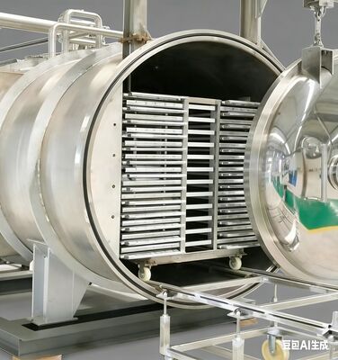 Automatische vacuümvriesdroger inclusief droogtijd 20 tot 24 uur, ideaal voor farmaceutische, chemische en voedselproductie