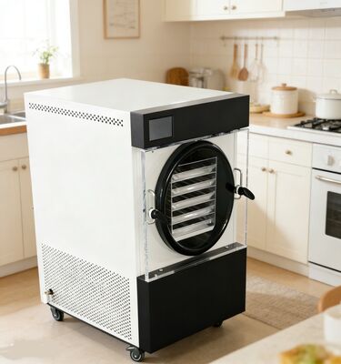 Commerciële prestaties thuis. Roestvrij staal thuis vriesdroger met grote capaciteit en 24/7 betrouwbaar drogen