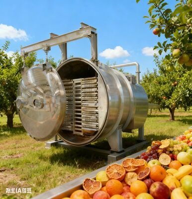 Verminder kosten, vergroot de productie. Grootschalige voedselvriezer, energiebesparend ontwerp, snelle droge cycli en weinig onderhoud