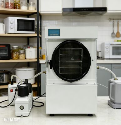 Kleine apparatuur, grote resultaten: behoud van de oorspronkelijke vorm en textuur van voedsel, terwijl het creëert van een 25 jaar durende noodvoedselopslag.