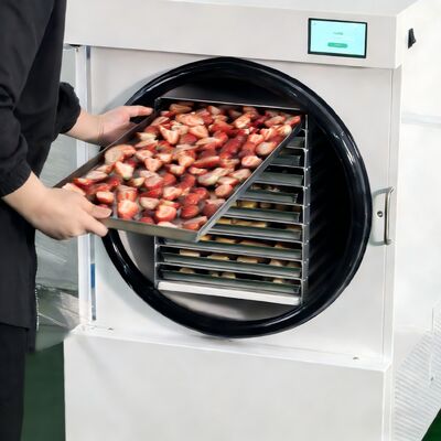 Medium home freeze dryer machine met elektrische verwarmingsmethode zorgt voor energie werking en consistent drogen over batches