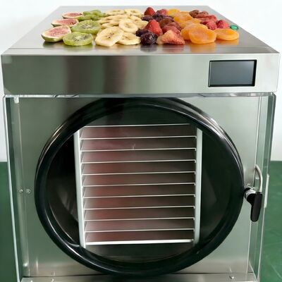 Vriesdroogcyclus 24 tot 30 uur Vriesdroogmachine voor thuisgebruik met een temperatuurbereik van min 50 tot plus 90 graden Celsius en een geluidsniveau van minder dan 50 decibel