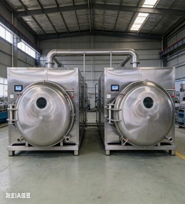 Breng Harvest Right-technologie naar uw commerciële keuken: 100-200 kg industriële vriesdrogers die smaak en voeding op schaal opsluiten voor premium koffie, zeevruchten en kant-en-klare maaltijden.