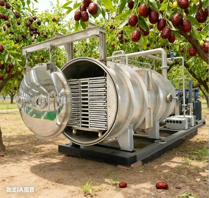 Schaal op zonder concessies te doen aan kwaliteit. Zware vriesdrogers van 100-200KG Ontworpen voor grootschalige productie met duurzaamheid van roestvrij staal, energie-efficiëntie en consistente resultaten per batch.