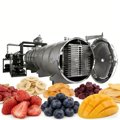 Temperatuurbereik Min 50 Celsius Tot Plus 80 Celsius Vacuüm Vriestdroger Machine Met PLC Besturingssysteem Zorgend Voor En Vriestdrogen