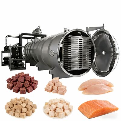 200KW nominal vermogen vacuüm vriesdroger met geavanceerde vacuümtechnologie die vriesgedroogde producten garandeert bij elke batch