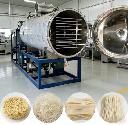 Industriële vriesdroger PLC-regelsysteem 304 roestvrij staal Vacuümniveau onder 13Pa Geschikt voor voedsel, farmaceutische en chemische industrie