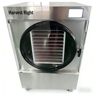 Vriesdroger voor thuisgebruik met een geluidsniveau van 50 dB, capaciteit van 20 tot 25 kg en een vriesdroogcyclus van 24 tot 30 uur, ontworpen voor thuisgebruik