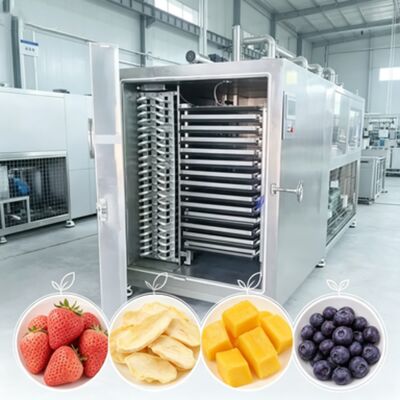 Industriële vriesdroger met meerdere veiligheidssystemen, automatische bedrijfsmodus en vacuümniveau onder 13Pa, ideaal voor industrieel gebruik