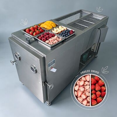 PLC-besturingssysteem Vacuüm vriesdroger 220V380V3PH Ideaal voor het vriesdrogen van voedingsmiddelen en chemische producten