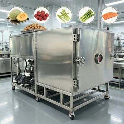 Vacuum limit ≤13Pa Vegetable freeze dryer 1600Kg freeze drying machine for vegetable dehydration and long term storage solutions