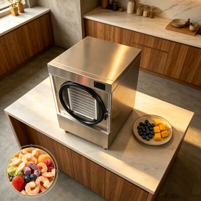 Intelligent systeem afstandsbediening mini vriesdroger Geluidsniveau 50 dB Compact apparaat voor vriesdrogen van gevoelige biologische materialen