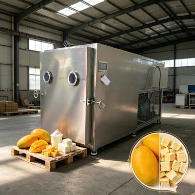 Automatische werkingsmodus Groentenvriesdroger met elektrische verwarming en siliciumtechnologie voor groentenconservering