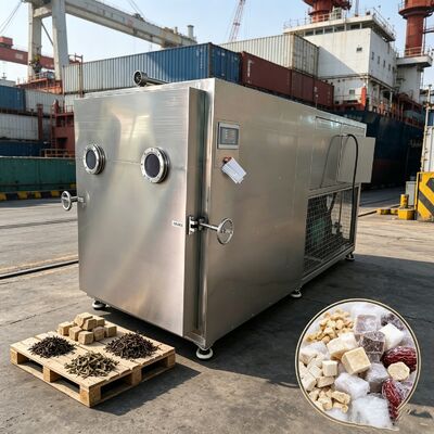 Automatische werkingsmodus Groentenvriesdroger met 304 trays van roestvrij staal en PLC-besturingssysteem voor groentendrogen
